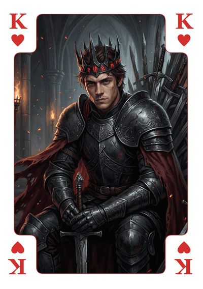 Personalisierte König-Karte